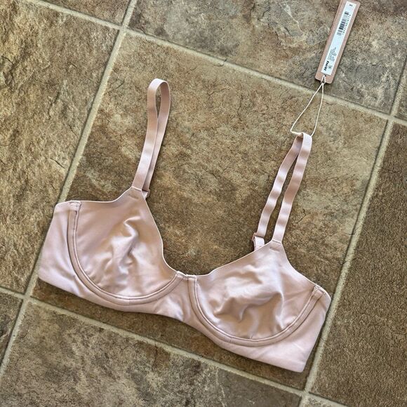 Skims Fits Everybody Unlined Demi Bra Mica Size 32B - Picture 3 of 7